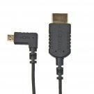 CMR UltraFlex 31 Inch 4K Micro Right Angle HDMI Male to Standard HDMI Male Ca...