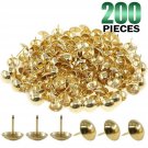 Keadic 200Pcs 3/4" (19mm) Antique Upholstery Tacks Furniture Nails Pins Assor...