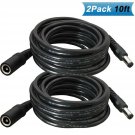 2.1mm x 5.5mm Extension Cable, DC 12v Power Supply Adapter for CCTV Security ...