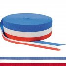 Red, White & Blue Jumbo Party Crepe Streamer 1