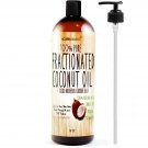 Molivera Organics Fractionated Coconut Oil 16 oz. Premium Grade A, 100% Pure ...