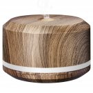 Essential Oil Diffuser 450ml, Dark Wood Grain Aromatherapy Diffusers and Air ...