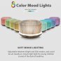 Essential Oil Diffuser 450ml, Dark Wood Grain Aromatherapy Diffusers and Air ...