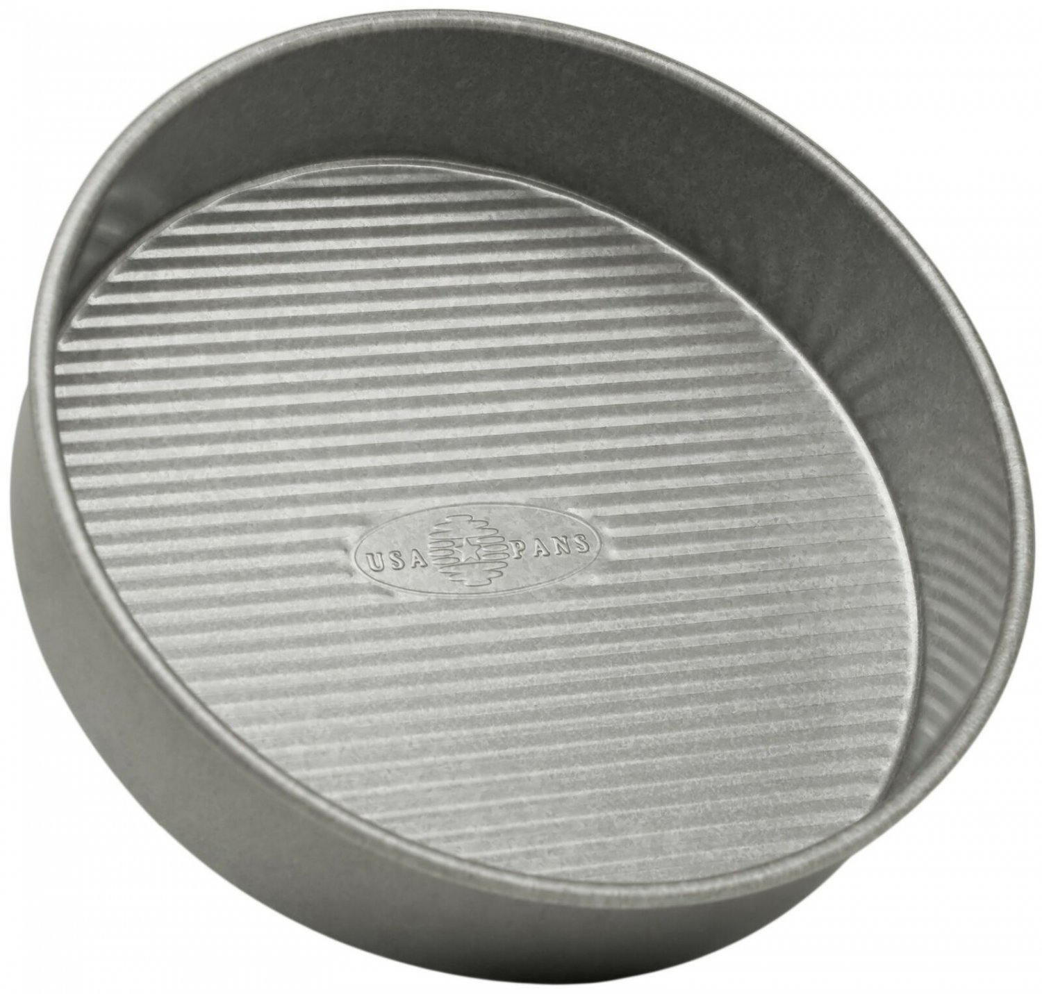 USA Pan Bakeware Round Cake Pan, 8 inch, Nonstick & Quick Release Coating, Ma...