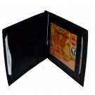 New Men's Genuine Leather Bifold Black Money Clip Wallet ID Credit Card Holder.