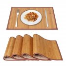 Placemats for Dining Table,Marscool Placemats Set of 4,Natural Bamboo Weave P...