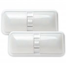Leisure LED 2 Pack RV LED Ceiling Double Dome Light Fixture with ON/Off Switc...