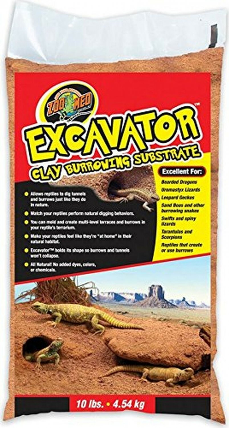 Zoo Med Excavator Clay Burrowing Substrate, 10 Pounds 10  pounds