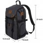 DSLR Camera Backpack, 21" Canvas Camera Bag with Rain Cover for Cameras/Lense...