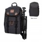DSLR Camera Backpack, 21" Canvas Camera Bag with Rain Cover for Cameras/Lense...