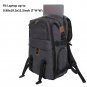 DSLR Camera Backpack, 21" Canvas Camera Bag with Rain Cover for Cameras/Lense...