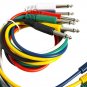 Peavey 3 Foot Colored 1/4 Inch Patch Cables, 6 Pack Multi Color