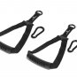 Bionic Body Set of 2 Single-Grip Handles with Carabiner Clips for Resistance ...