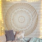 raajsee Top Selling Original Gold Mandala Ombre Tapestry Wall Hanging, Boho B...