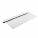 Tilted Ergonomic Computer Keyboard Stand with Rubber Strip Clear Acrylic Full...