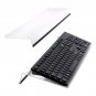 Tilted Ergonomic Computer Keyboard Stand with Rubber Strip Clear Acrylic Full...