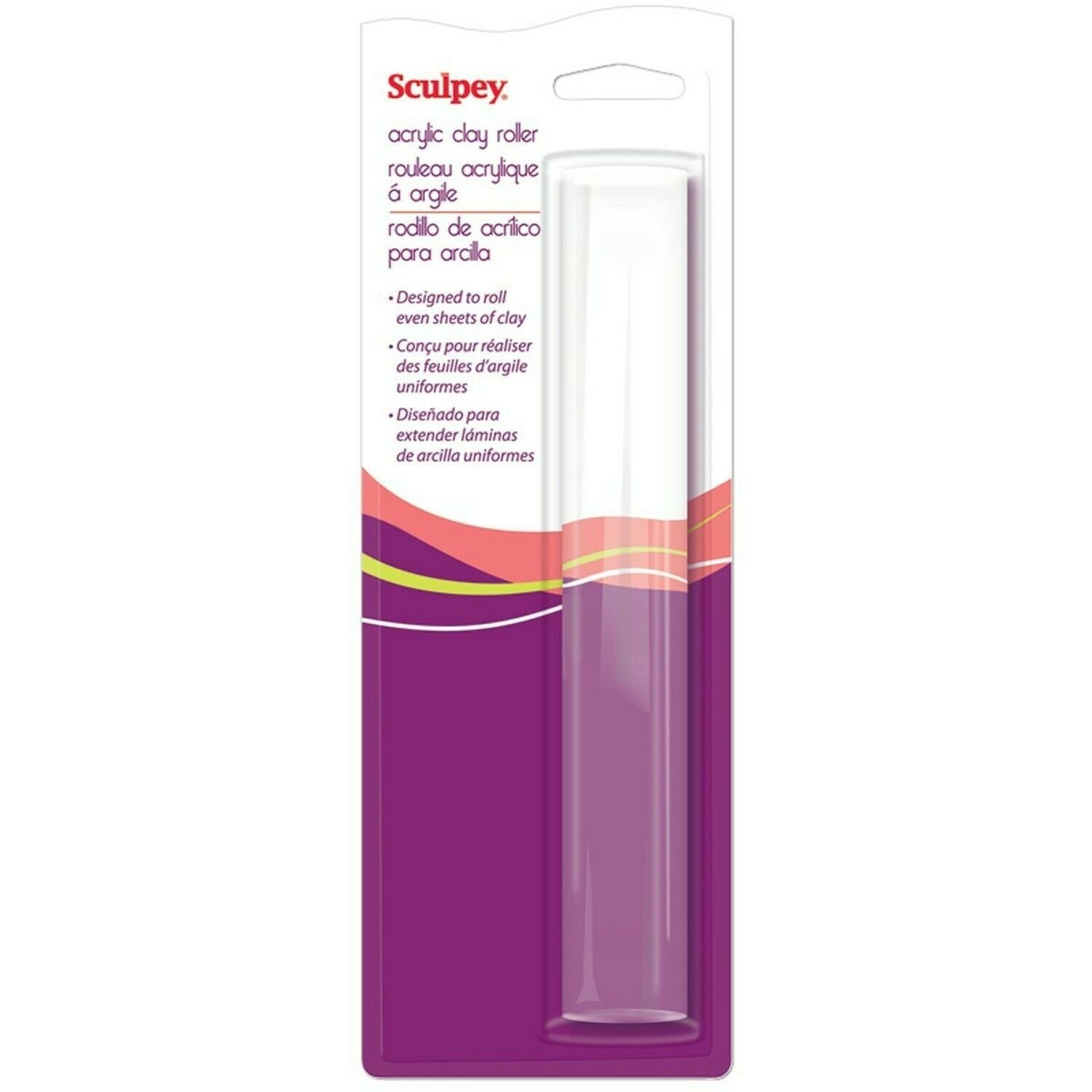 Polyform Sculpey Acrylic Clay Roller, 8-Inch (456524)