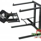 Folding DJ Laptop Stand with Sub-tray Shelf by Fat Toad | Pro Audio Computer ...