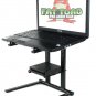Folding DJ Laptop Stand with Sub-tray Shelf by Fat Toad | Pro Audio Computer ...
