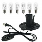 Haraqi Himalayan Salt Lamp Cords (6ft) with Dimmer Switch,Original Replacemen...