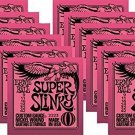 Ernie Ball 2223 Nickel Super Slinky Guitar Strings - Buy 10, Get 2 Free