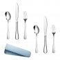 6 Piece Silverware Set, Stainless Steel Flatware Cutlery Set Service for 2