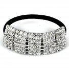 Designer Fashion Elastic Rhinestone Hairtie Ponytail Holder Headband Jewelry ...