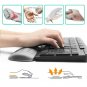 BOONA Memory Foam Keyboard Wrist Rest &acirc;�� Set Includes Ergonomic Keyboard Pad a...