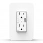 Wifi Smart Wall Outlet Receptacle - Duplex Receptacle Outlet Plug 15 Amp, Tam...