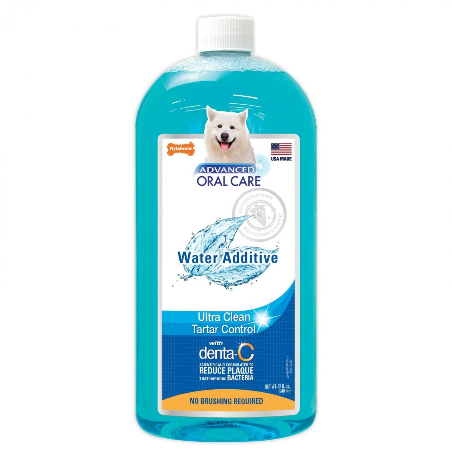 Nylabone Advanced Oral Liquid Tartar Remover Dog Health Supplies 32oz