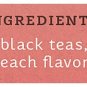 Stash Tea Peach Black Tea 20 Count Tea Bags in Foil (Pack of 6) Individual Bl...