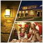 LOHAS Bug Light Bulb Yellow LED Bulbs, Outdoor Porch Lights, Amber Bedroom Ni...