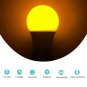 LOHAS Bug Light Bulb Yellow LED Bulbs, Outdoor Porch Lights, Amber Bedroom Ni...