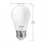LOHAS Bug Light Bulb Yellow LED Bulbs, Outdoor Porch Lights, Amber Bedroom Ni...