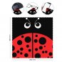 FINCIBO Red Ladybug Comfortable Wrist Support Mouse Pad for Home and Office w...