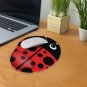 FINCIBO Red Ladybug Comfortable Wrist Support Mouse Pad for Home and Office w...