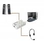 Audio Speaker / Headset Switching Hub, Manhattan 172851