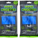 Lingettes Electronic Wipes 25 Count 2 Pack