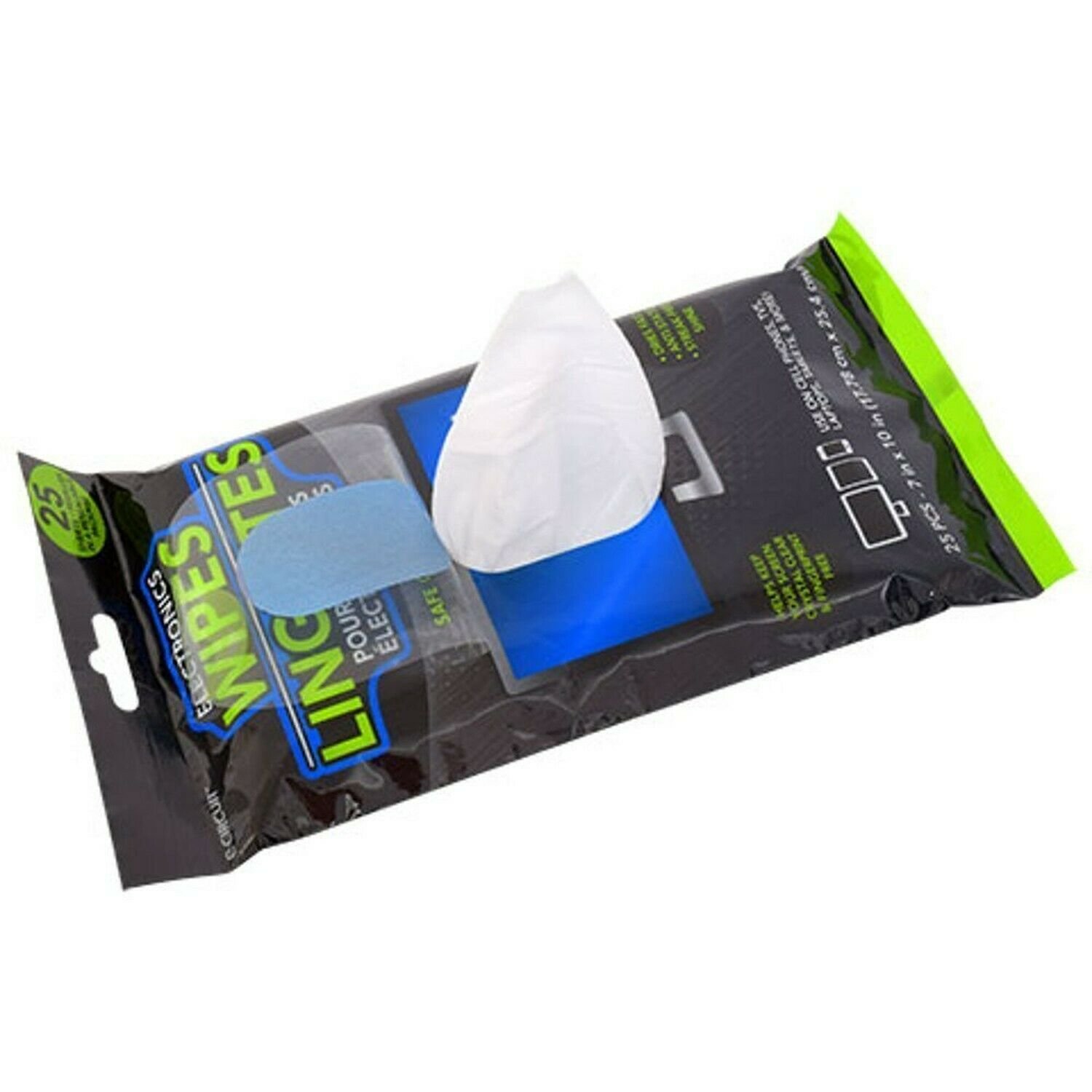 Lingettes Electronic Wipes 25 Count 2 Pack