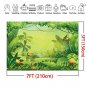 LYWYGG 7x5ft Thin Vinyl Animation-Jungle Photography Backdrops Backdrop Photo...