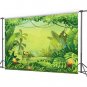 LYWYGG 7x5ft Thin Vinyl Animation-Jungle Photography Backdrops Backdrop Photo...