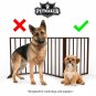 Wooden Pet-Gate Collection Dark Brown 54" X 24"