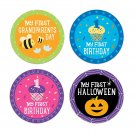Pearhead First Year Holiday Milestone Photo Sharing Baby Belly Stickers with ...
