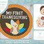 Pearhead First Year Holiday Milestone Photo Sharing Baby Belly Stickers with ...