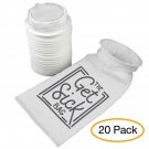 The Get Sick Disposable Vomit Bags for Car - Barf Bag for Air, Travel, Motion...