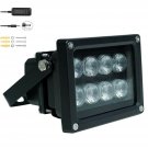 JC IR Illuminator 8-Led Infrared Light Wide Angle 90°with Power Adapter for S...