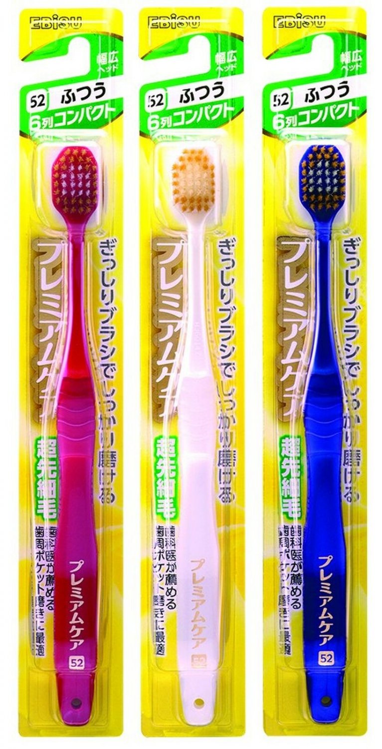 Ebisu Premium Care Toothbrush Compact Usually 3 Pcs Regular