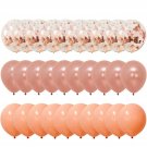 Rose Gold, Confetti and Blush Pink Balloons – Pack of 30, Great for Bridal Sh...