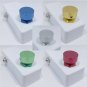 Guitar Pedal Stomp Box Switch Aluminum Topper Top Caps Assortment incl. Nut