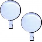 Attract Magnetic Wreath Hanger - 2 Pack (Silver) Silver